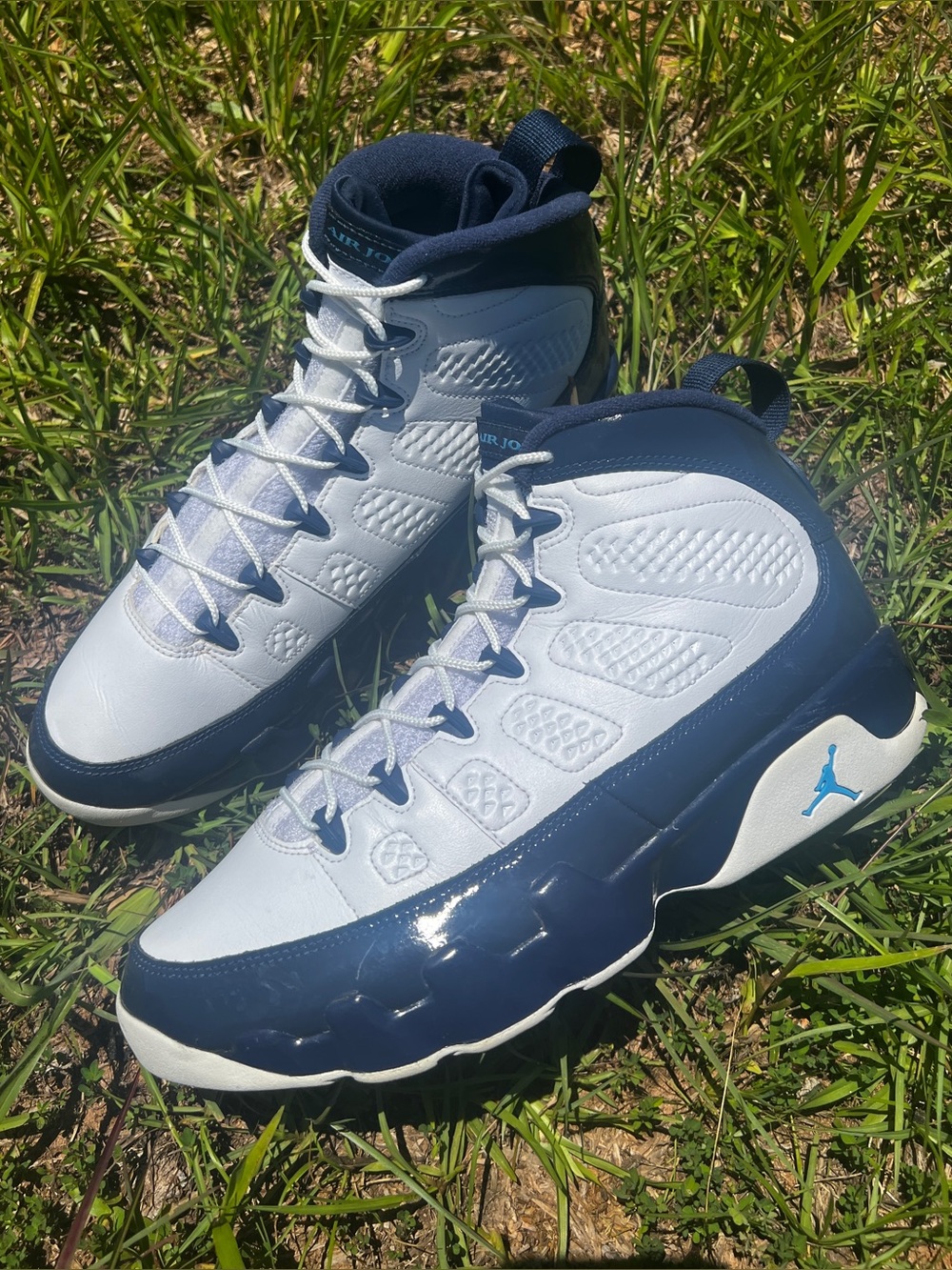 CLEAN Air Jordan 9 size 11 Womens University Blue Retro shoes